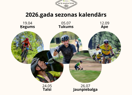 Vivus.lv MTB Maratona 2026. gada sezona